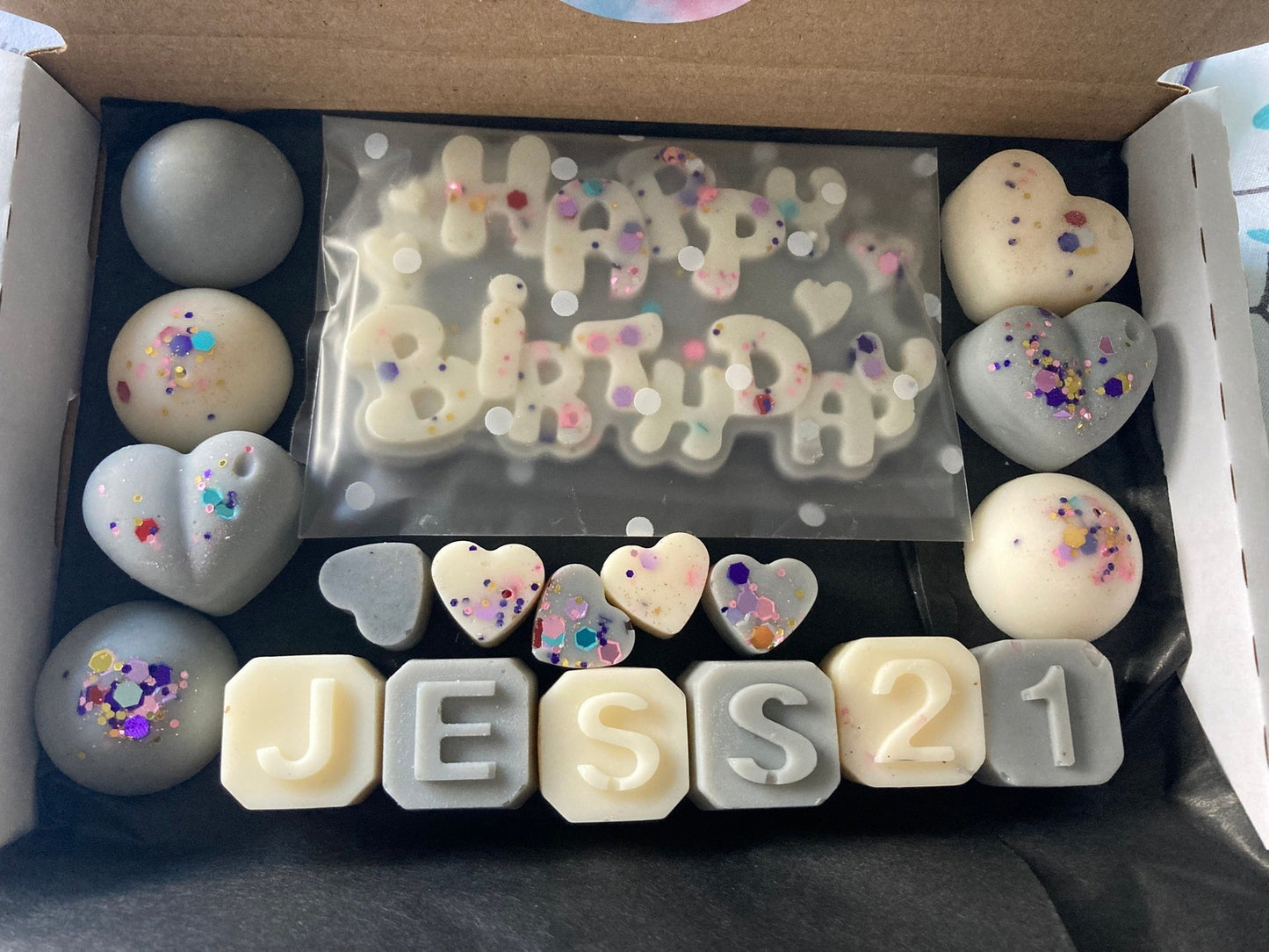 Personalized Birthday Wax Melts Gift-Handmade Wax Melts, Very Popular Gift