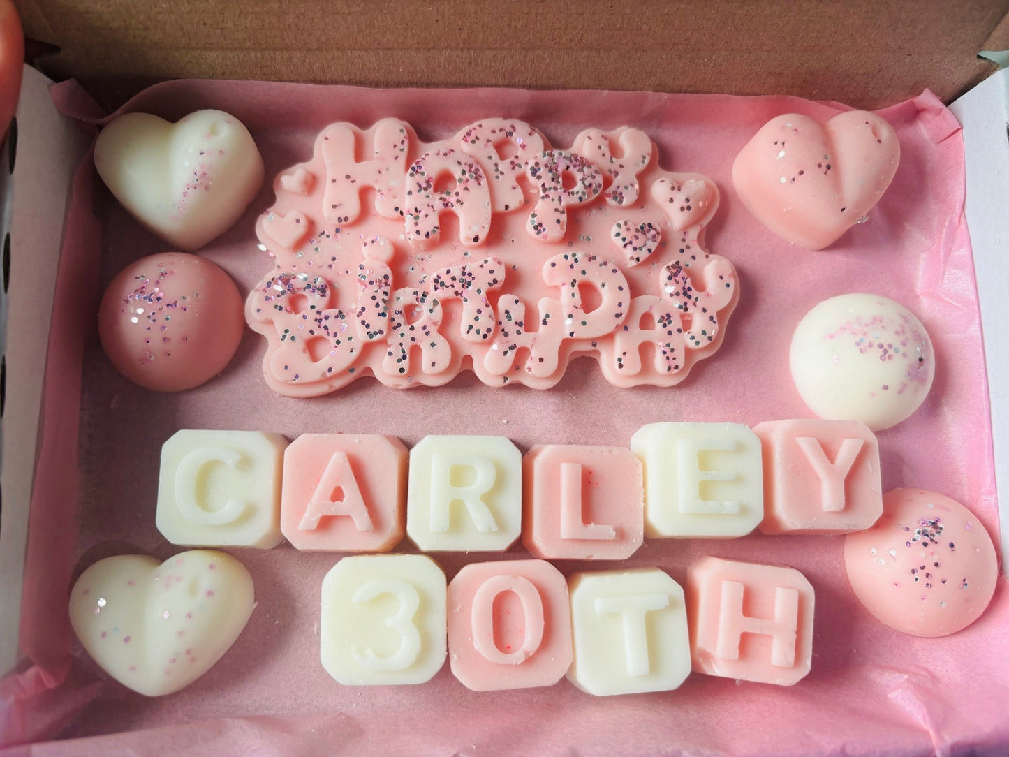 Personalized Birthday Wax Melts Gift-Handmade Wax Melts, Very Popular Gift