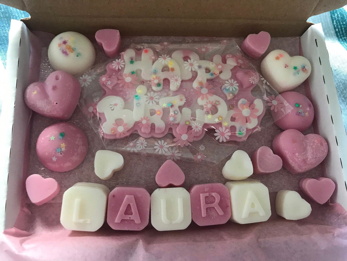 Personalized Birthday Wax Melts Gift-Handmade Wax Melts, Very Popular Gift