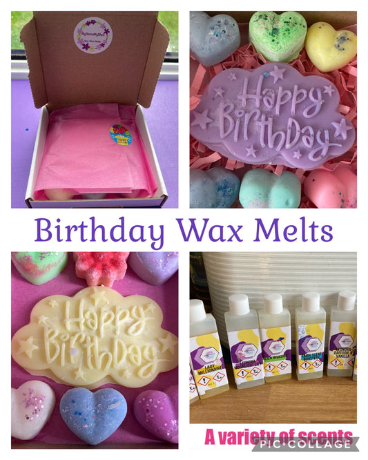Birthday Wax Melts Gift Box, Birthday Gifts, Birthday Presents - Industerior