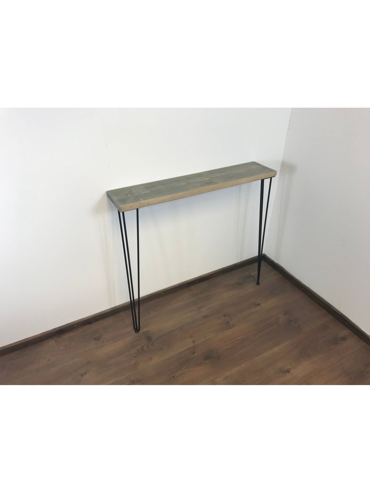 Rustic Console Table with Hairpin Legs, radiator shelf, Wooden Rustic Hallway table, Radiator Shelf / Cover, Handmade Wooden Hall Table