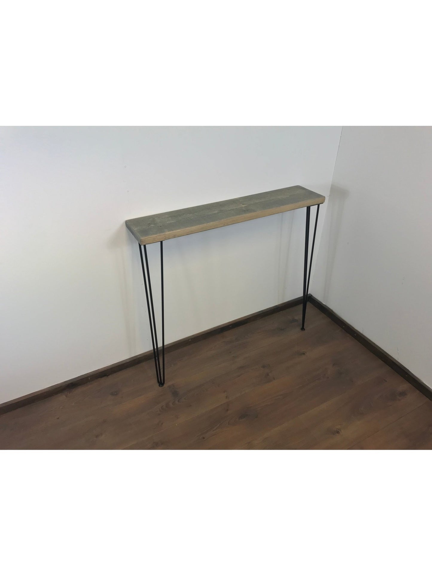 Rustic Console Table with Hairpin Legs, radiator shelf, Wooden Rustic Hallway table, Radiator Shelf / Cover, Handmade Wooden Hall Table