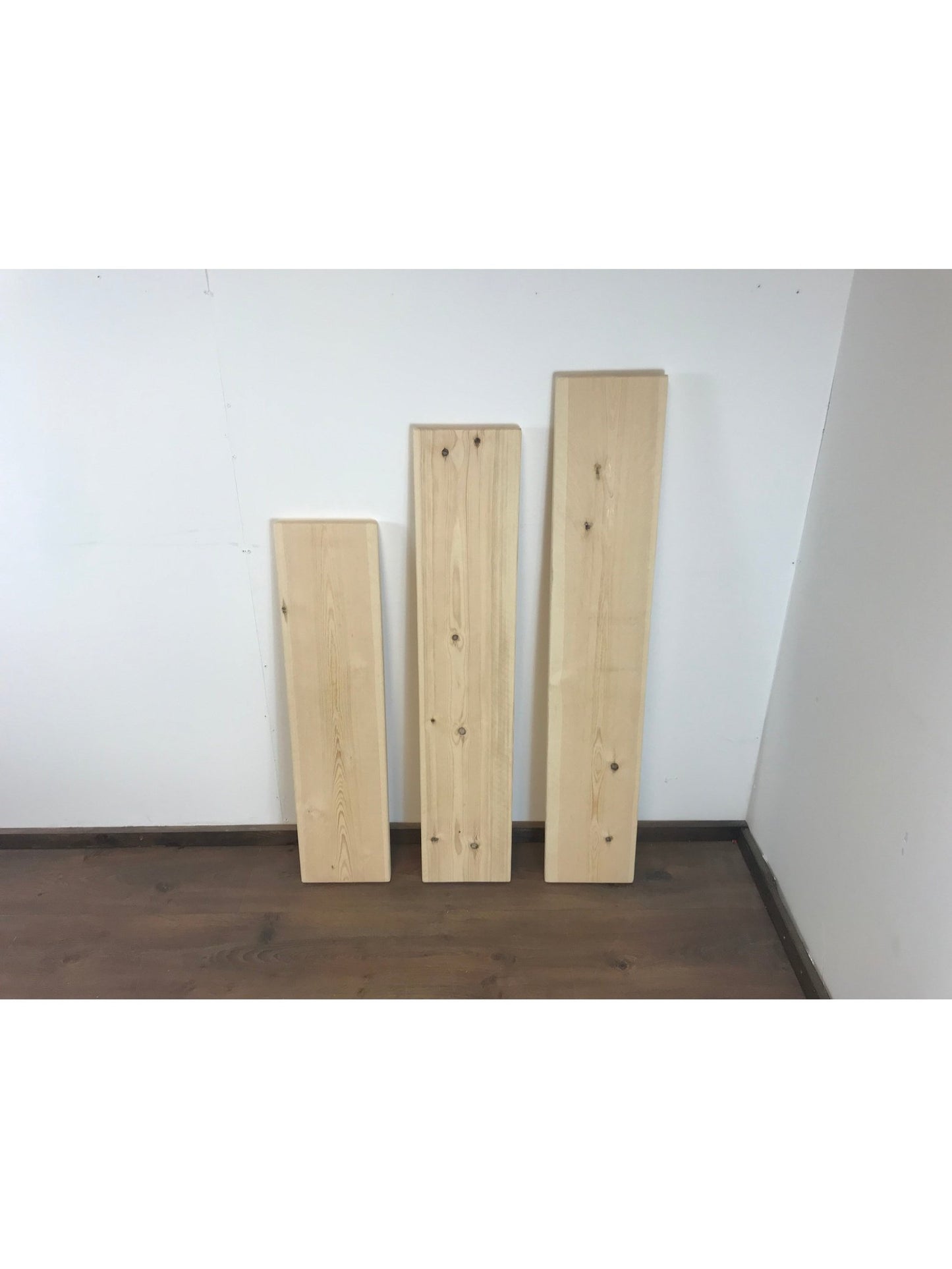 Chunky Rustic Solid wood shelves stained to a colour of you choice, 32mm timber - 225 deep in various lengths. Kitchen shelving, Livingroom