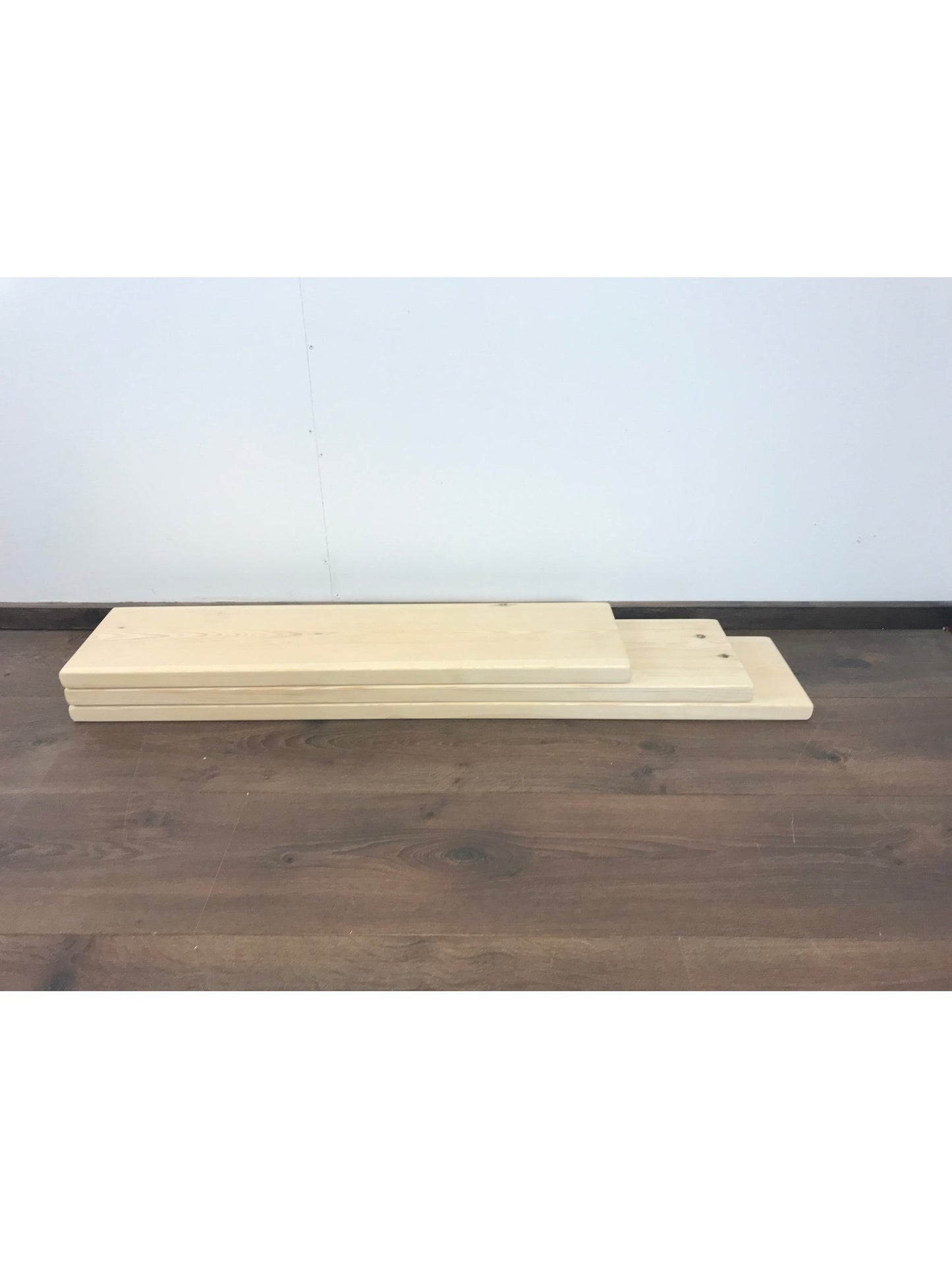 Chunky Rustic Solid wood shelves stained to a colour of you choice, 32mm timber - 225 deep in various lengths. Kitchen shelving, Livingroom