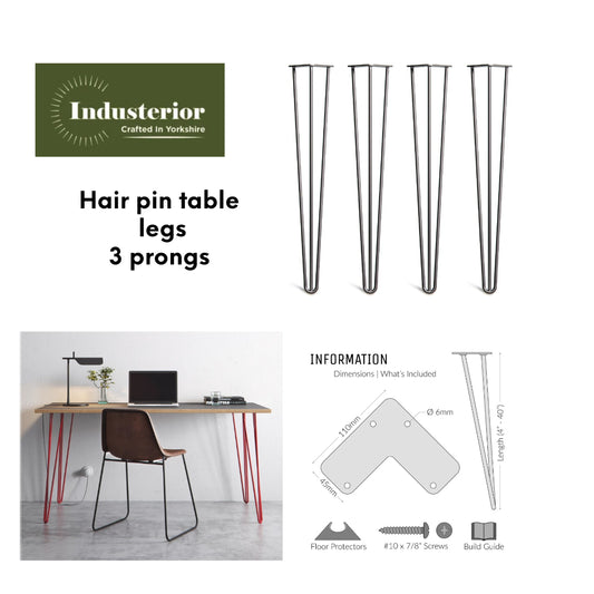 28INCH / 71CM - DESK & DINING TABLE LEGS - Industerior