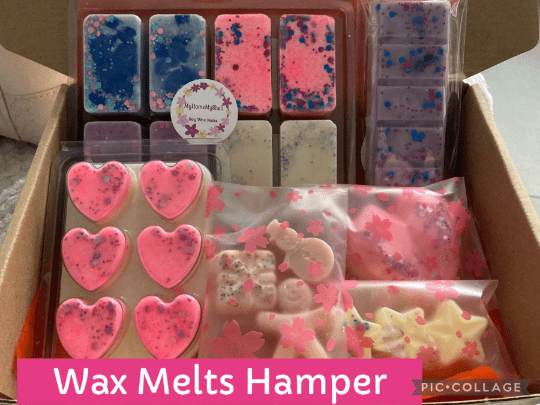 Wax Melts Hamper Box, Mixed Scents, Soy Wax, Free Delivery