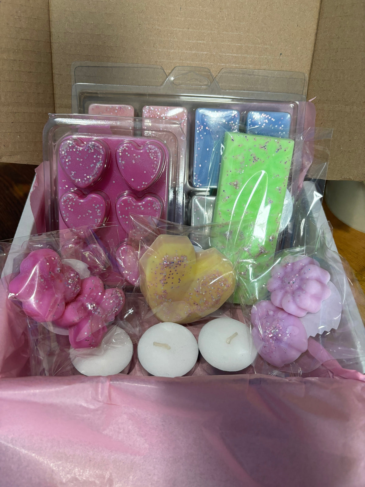 Wax Melts Hamper Box, Mixed Scents, Soy Wax, Free Delivery