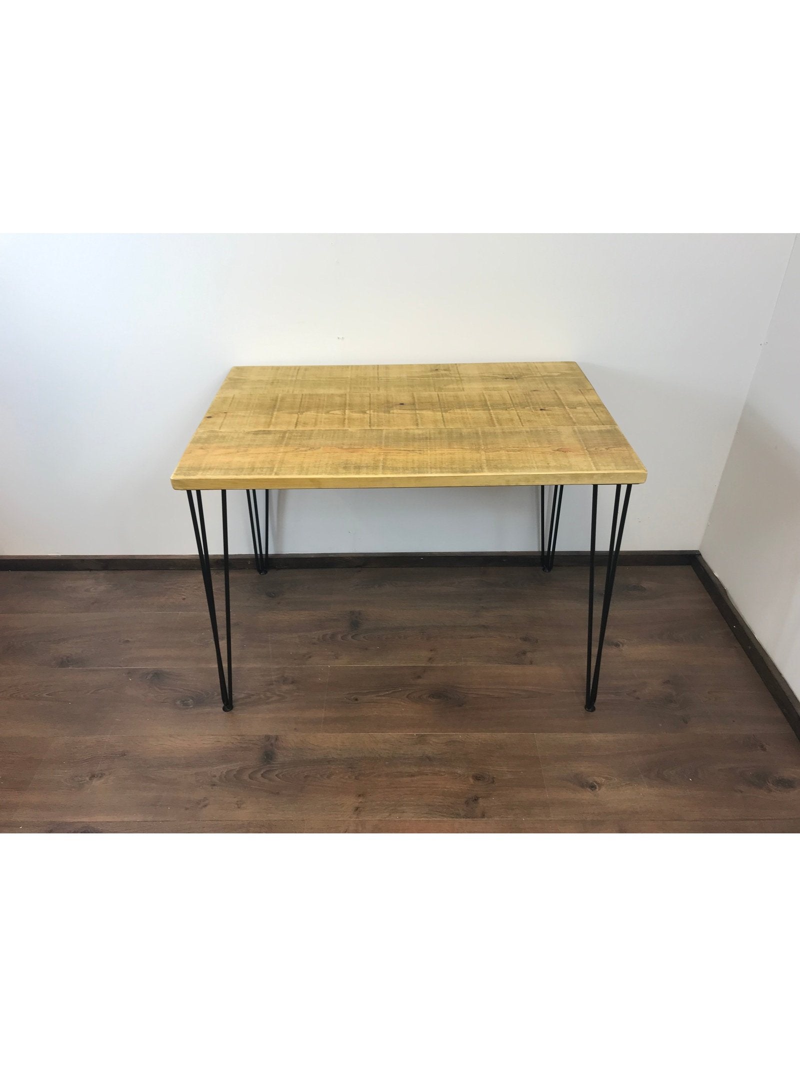 Rustic office Desk with hair pin legs, 5 choices of rustic wood with Industrial style legs, solid wood office desk, sustainable timber.